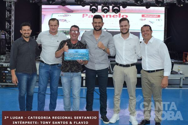 Tony Santos e Flávio, 2º lugar