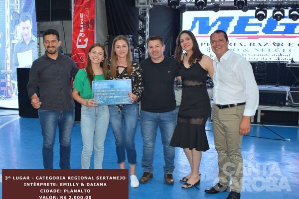 Emilly e Daiana, 3º lugar